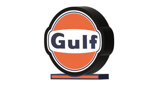 golfe logo couche gulfracing 3d print model - Mito3D