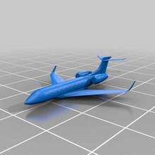 gulfstream g650er gioco i veicoli pezzo aereo 3d print model - Mito3D