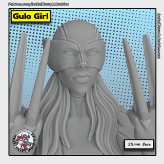 gulo girl marvel crisis protocol x-men wolverine x-23 3d print model - Mito3D