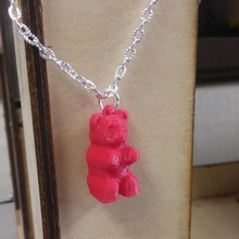 gummy bear collier de la mode bijoux 3d print model - Mito3D