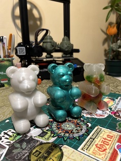 gomoso Urso brinquedo casa decoração colecionável arte animal animais fofa Kawaii doce poli Alto exagero popular 3d print model - Mito3D