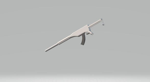 gun Game machinegun toy weapon rifle max 10 uzi mini 11 submachine ak 47 3d print model - Mito3D