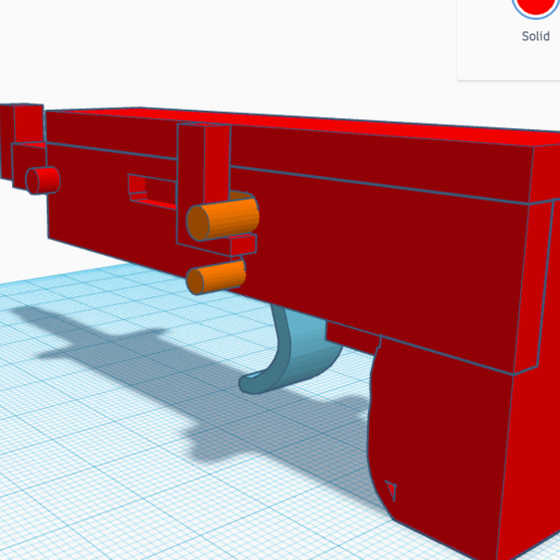 gun gadget 3D print model - Mito3D