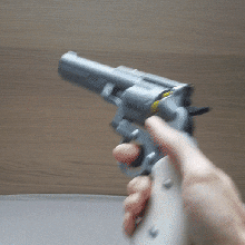 Gewehr Gadget Magnum Stütze Single Aktion cool Spaß Waffe 3d print model - Mito3D