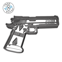 gun - duty cookie cutter fondant polymer clay gadget grenade logo bagagge skull pastry 3d print model - Mito3D