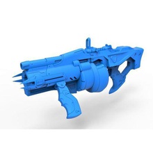 silah baptiste talon oyun overwatch prop oyuncak yazdırılabilir baskı cosplay yineleme scifi büyük blaster tüfek top 3d print model - Mito3D