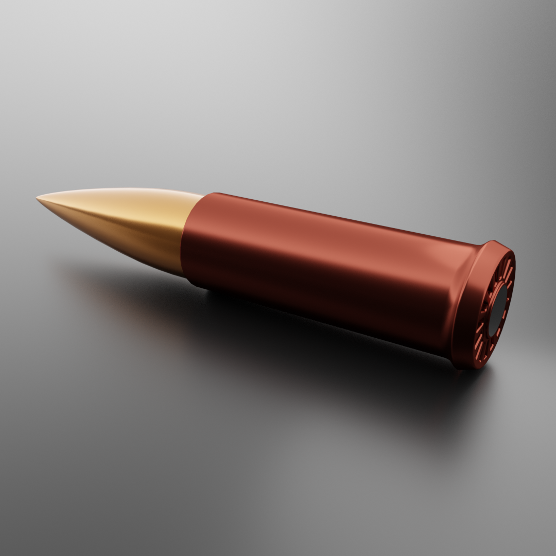 gun bullet 350 ks es bullettrials works replica 3D print model - Mito3D
