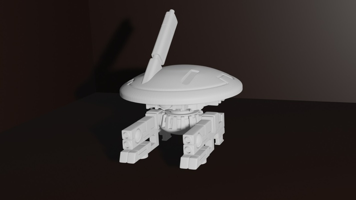 pistola drone gioco tau 40000 tattico 3d print model - Mito3D