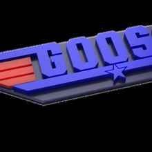 gun goose logo 3d print model - Mito3D