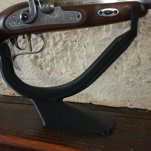 gun holder type lepage pistol stand 3d print model - Mito3D
