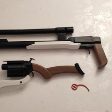 pistola jhin de la liga leyendas juego réplica armas lol 3d print model - Mito3D