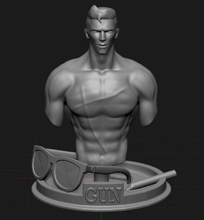 gun lookism 3d print model - Mito3D