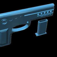 gun shoots rubberband game 3 3d print model - Mito3D
