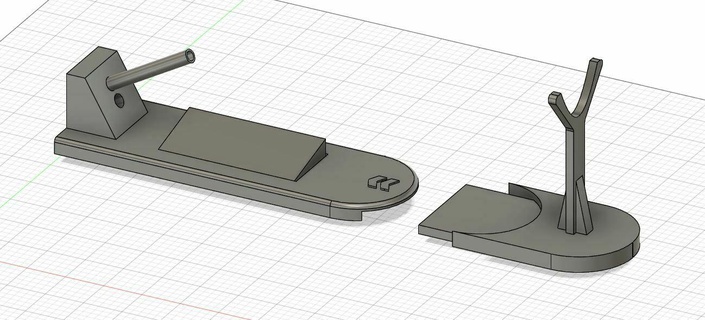 gun stand evrey size 3d print model - Mito3D