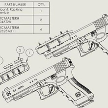 tabanca destek 2 3d print model - Mito3D
