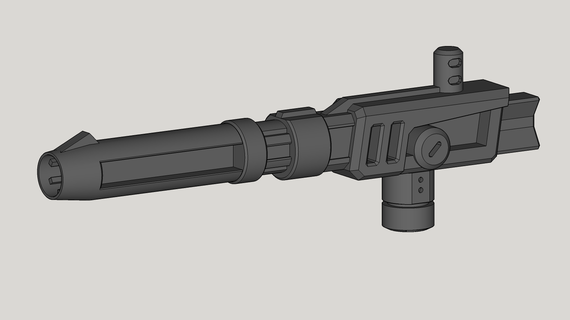 pistolet t30 légendes optimus cw souffler tuyaux transformateurs combineur guerres 3d print model - Mito3D