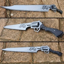 gunblade revolver - final fantasy 8 vii sword cosplay squall seifer gun 3d print model - Mito3D