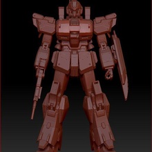 Gundam 08 ez 8 Kunst Roboter Cyborg Technologie Rüstung mechanisch kybernetisch Anime bionisch Bandai Gehhilfe metallisch Krieger Spielzeuge Spiele Schöpfer 3d print model - Mito3D