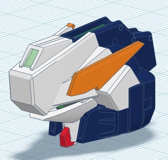 gundam avançado avelã cabeça 1 100 brinquedo Gunpla avançar zeta oz armaduras cheio personalizadas mestre grau 3d print model - Mito3D