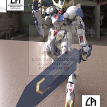 gundam erkeksi kılıç ustası 3d print model - Mito3D