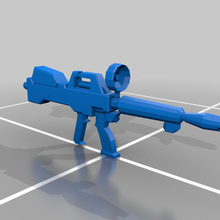 gundam gp01 faisceau fusil Jeu trousse Mémoire modèle poussière d'étoiles arme robots 3d print model - Mito3D