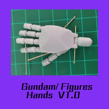 gundam hands game robot meka toy figure anime 3d print model - Mito3D