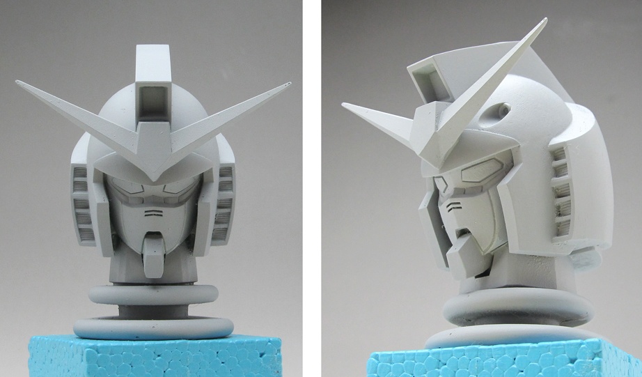 gundam kopf kai kunst gunpla modellieren 3D print model - Mito3D