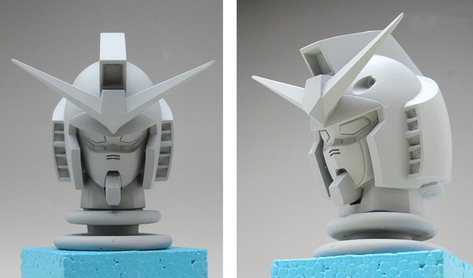gundam cabeza kai arte gunpla modelado 3d print model - Mito3D