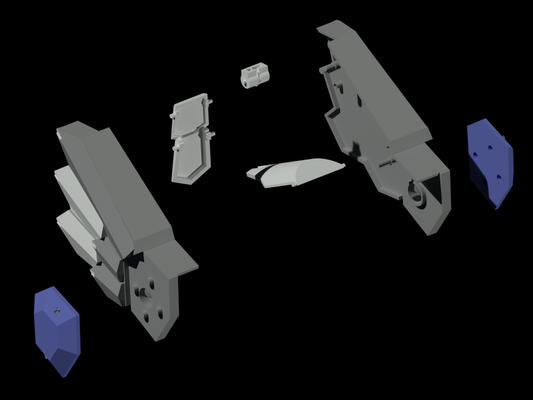 gundam sandrock douane pièces art gundam sandrock gunpla modèle construction 39 armes feu seule partie robot jouet pistoletplatoy 3d print model - Mito3D