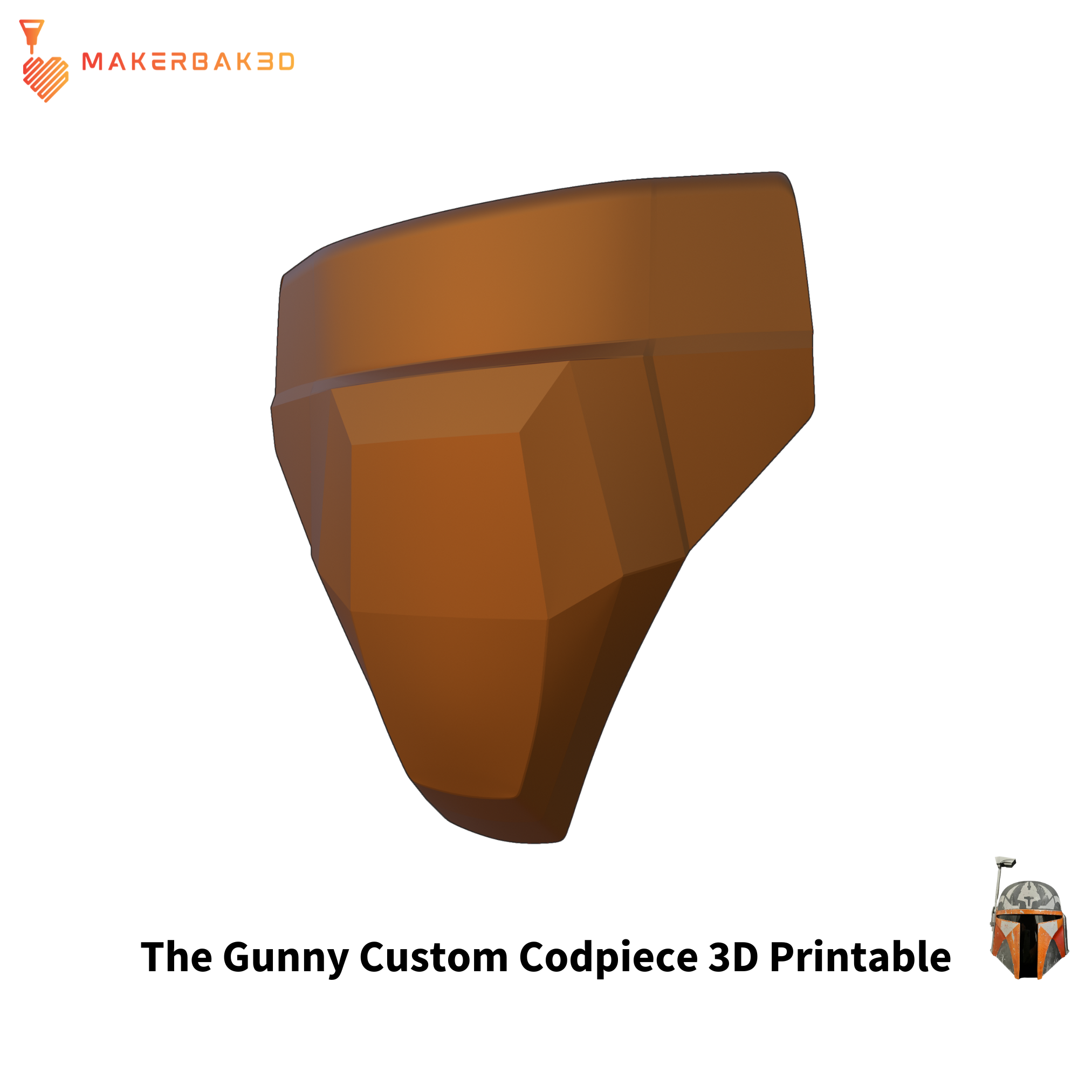 gunny brachetta armatura piatto guerre stellari mandalorian personalizzato generosità cacciatore cosplay costume comic stella merluzzo corpo uomo genitale protezione 3D print model - Mito3D