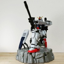 Gunpla base rocas artilugio gundam plamodelo juguete 3d print model - Mito3D