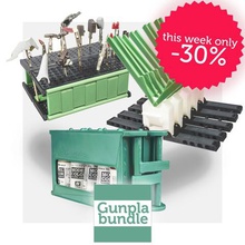 gunpla bundle tool airbrush vallejo miniature art maker organizer sprue model kits gundam 3d print model - Mito3D