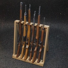 estantería armas escala 1 4 pistola rifle grg réplica 3d print model - Mito3D
