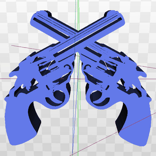 silahlar düello tabancalar 3D print model - Mito3D