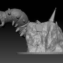 gusano residir mal 3 Arte juguete 3d print model - Mito3D