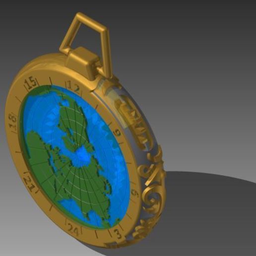 Zwickel Uhr greenwich-meridian gadget anycubic3d - Spielzeug Mechanismus Zahnräder mechanisch ist 3D print model - Mito3D