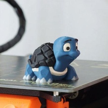 gustav tartaruga multicolore rana animale calibrazione carina giardino supporto meno giocattolo raganella albero 3d print model - Mito3D