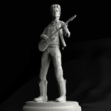 gustavo cerati 3d impressão modelo hd 3dprint estéreo refrigerante Sodastereo Rocha Argentina ícone brinquedos arte réplicas varreduras estátua escultura colecionável esculturas 3d print model - Mito3D