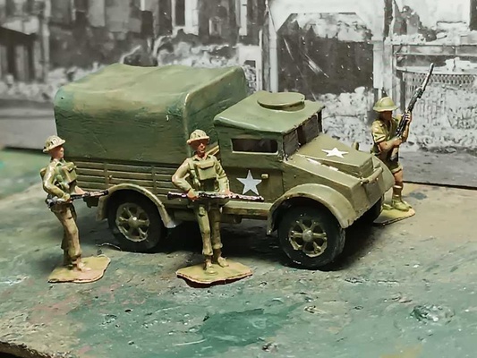 gars fourmi 15 cwt 4x2 gs outils général service génial bretagne camion ww2 3d impression 3d print model - Mito3D