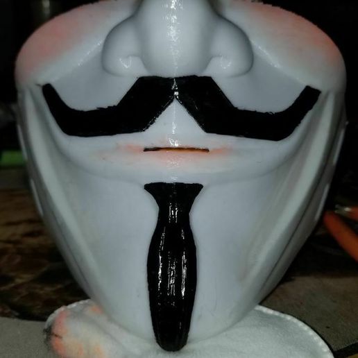 gars fawkes remixé covid 19 confinement manifestation masque mode coronavirus visage guyfawkes accessoires 3D print model - Mito3D