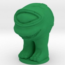guyball démon art les créatures vert chose globe oculaire 3d print model - Mito3D