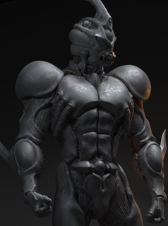 Guyver 3d impression modèle animation 3d print model - Mito3D