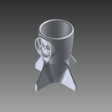 gw tecnología colectivo Disparo vaso contenedores 3d print model - Mito3D