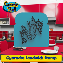 Gyarados sandviç pul pokemon Ejderha Su Magikarp mega Gigantamax ekmek mutfak araç dekorasyon hediye işlevsel 3d print model - Mito3D