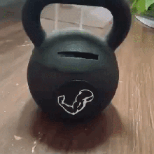 gym kettlebell piggy bank weight 3d print model - Mito3D
