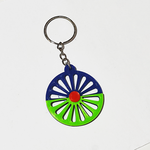 gitano rueda llave anillo guaillo 3D print model - Mito3D