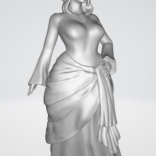 zingara donna vestito 3D print model - Mito3D