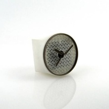 gyroid alarm clock gadget up wake morning essential minimal simple italian smart design ring 3d print model - Mito3D