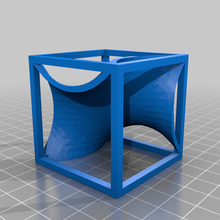 giroide parche cubo 3d print model - Mito3D