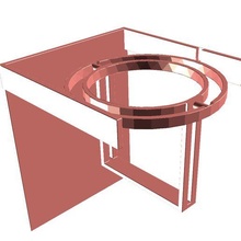 giroscopio tazza titolare supporto gimbal pinta bicchiere 3d print model - Mito3D